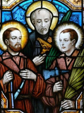 캐나다의 성 이사악 조그와 성 르네 구필과 성 요한 드 라랑드_photo from ndoduc.free.fr_in the Cathedral Basilica of Notre-Dame in Quebec_Canada.jpg
